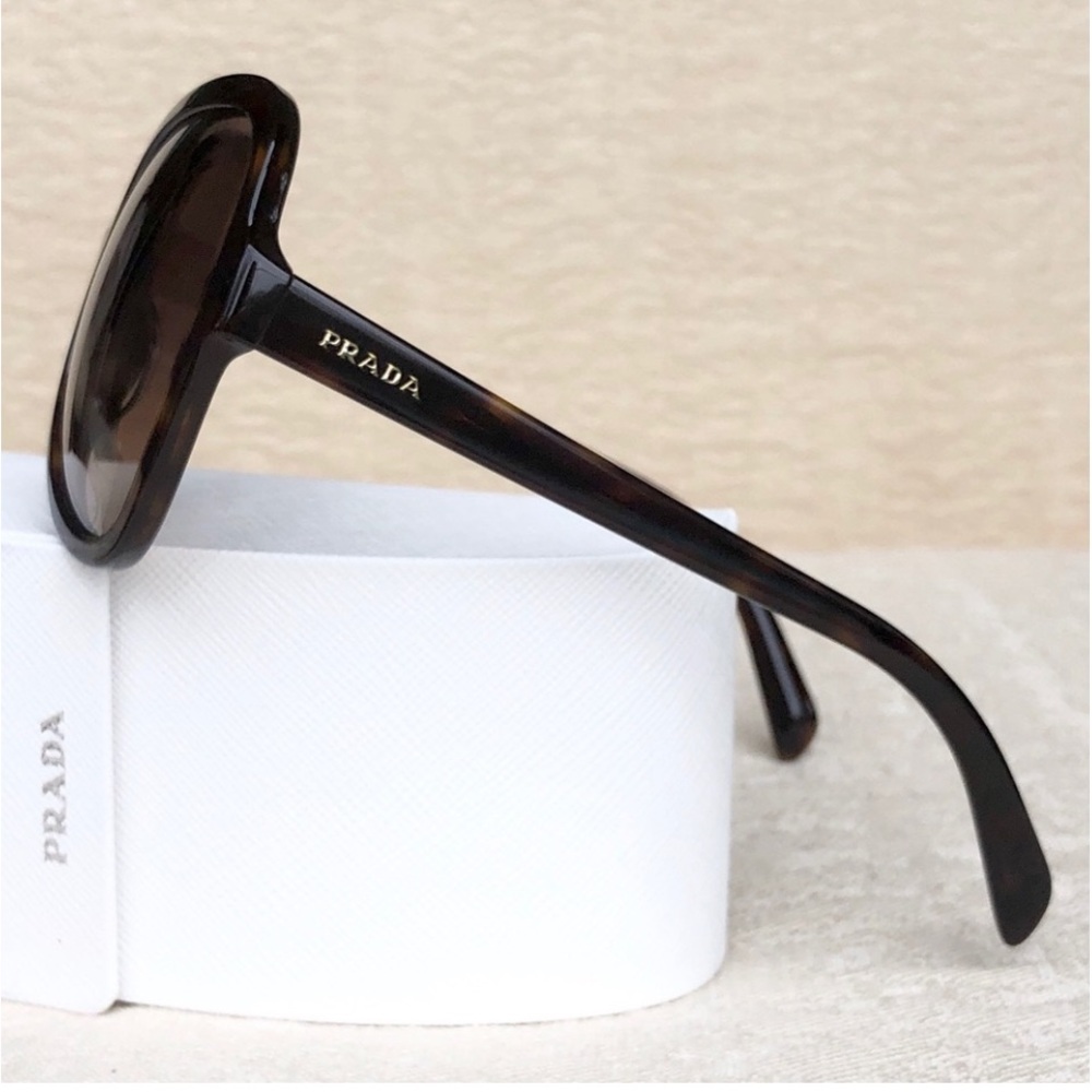 PRADA 56 mm butterfly sunglasses brown - Picture 4 of 10